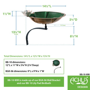 Lilypad Birdbath Birdbath