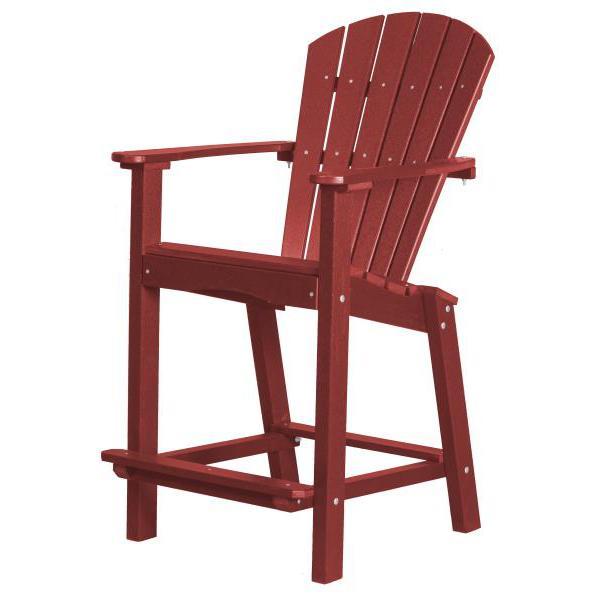 Little Cottage Co. Classic 26” High Dining Chair Dining Set Cardinal Red