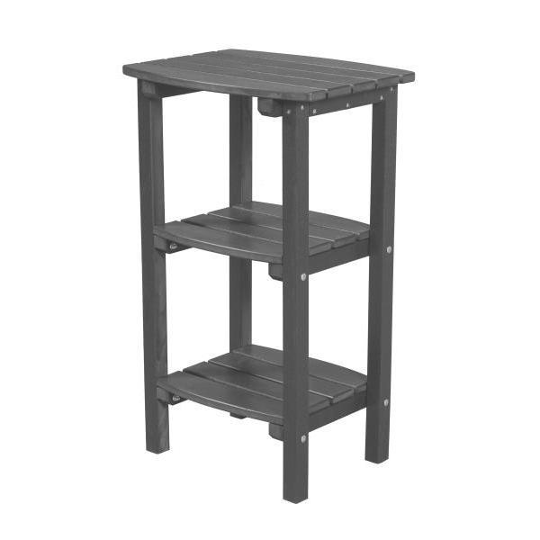Little Cottage Co. Classic 3 Shelf Side Table Table Dark Gray