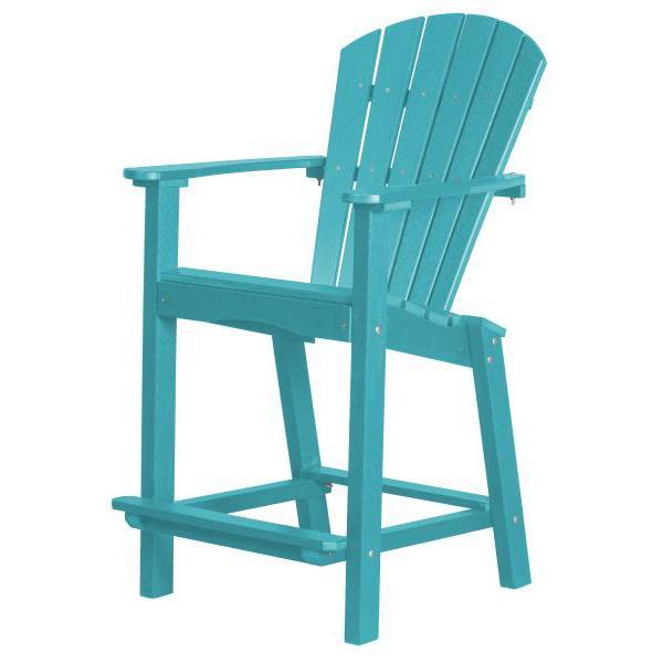 Little Cottage Co. Classic 30” High Dining Chair Dining Chair Aruba Blue