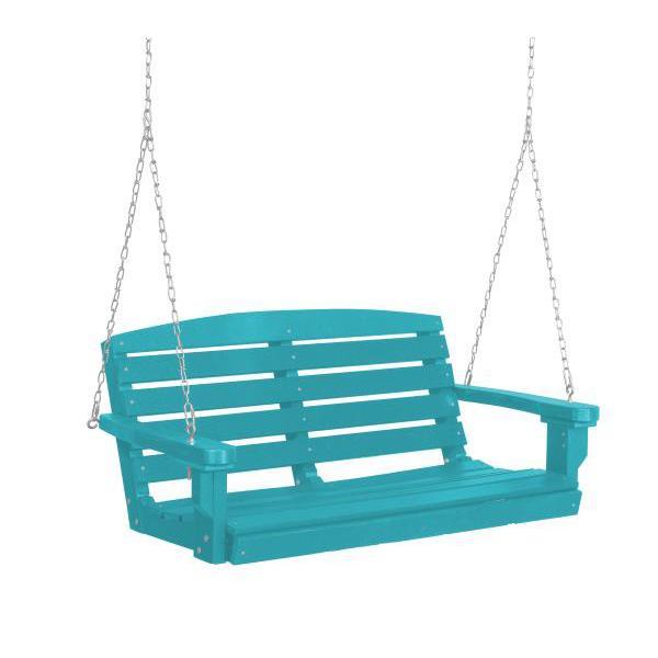 Classic 4ft. Plastic Porch Swing by Wildridge Poly Furniture The Charming Bench Company