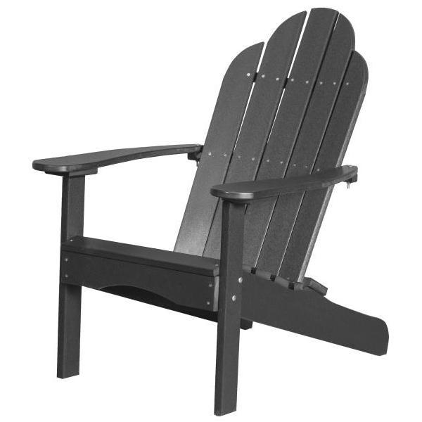 Little Cottage Co. Classic Adirondack Chair Chair Dark Gray
