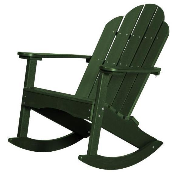 Little Cottage Co. Classic Adirondack Rocker Chair Turf Green