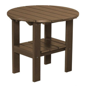 Little Cottage Co. Classic Round Side Table Side Table Tudor Brown