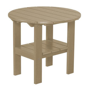 Little Cottage Co. Classic Round Side Table Side Table Weathered Wood