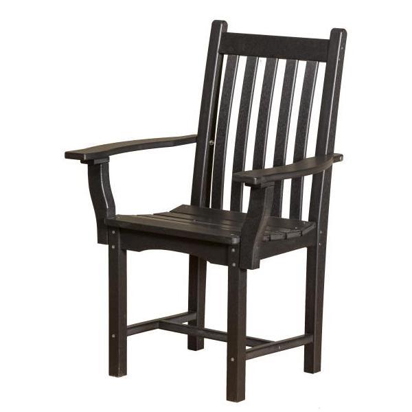 Little Cottage Co. Classic Side Chair with Arms Chair Black