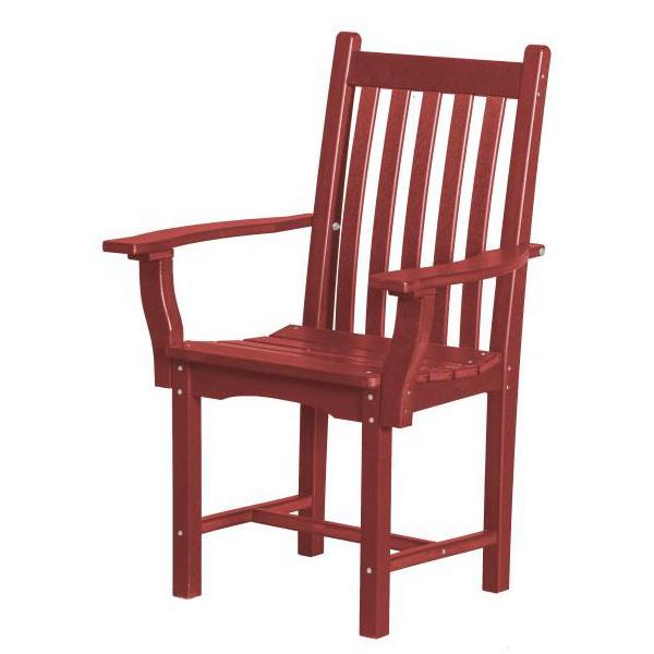 Little Cottage Co. Classic Side Chair with Arms Chair Cardinal Red