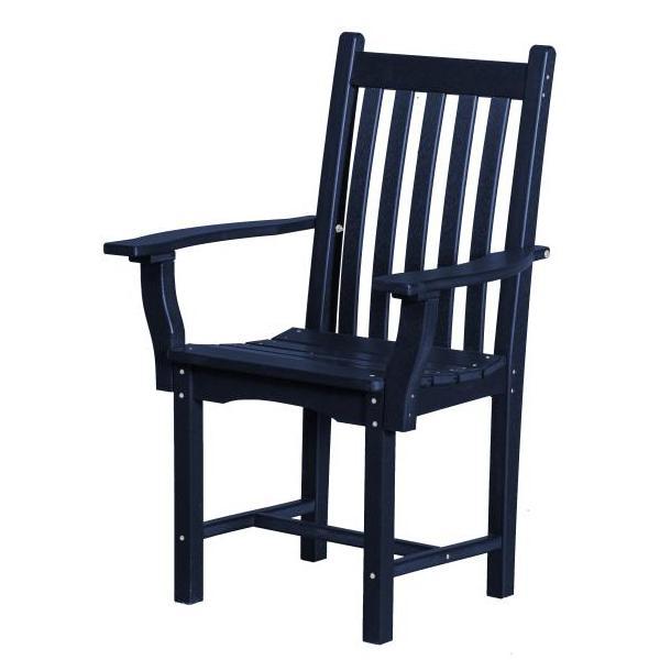Little Cottage Co. Classic Side Chair with Arms Chair Patriot Blue