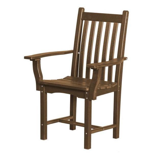Little Cottage Co. Classic Side Chair with Arms Chair Tudor Brown