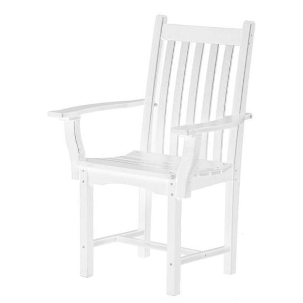 Little Cottage Co. Classic Side Chair with Arms Chair White