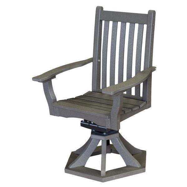 Little Cottage Co. Classic Swivel Rocker Side Chair Chair Dark Grey