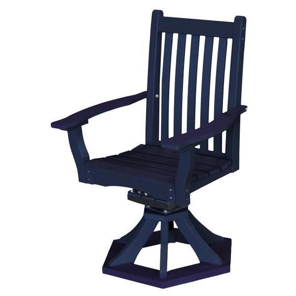 Little Cottage Co. Classic Swivel Rocker Side Chair Chair Patriot Blue