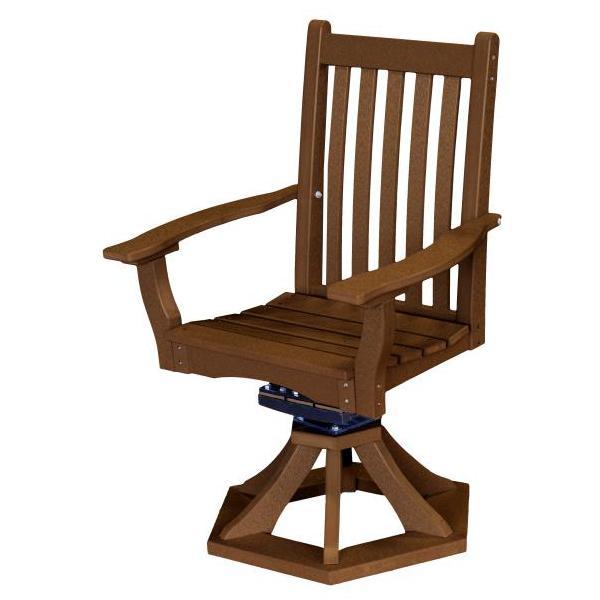 Little Cottage Co. Classic Swivel Rocker Side Chair Chair Tudor Brown