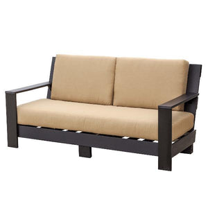 Little Cottage Co. Contemporary Deep Seat Sofa Garden Benches Black-Heather Beige