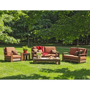 Little Cottage Co. Contemporary Deep Seat Sofa Garden Benches Cedar-Dorsett Cherry