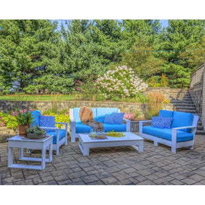 Little Cottage Co. Contemporary Deep Seat Sofa Garden Benches Light Gray-Aruba