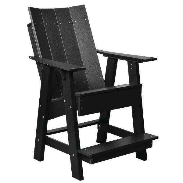 Little Cottage Co. Contemporary High Adirondack Chair Chair Black