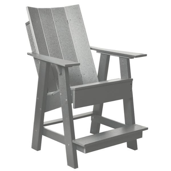 Little Cottage Co. Contemporary High Adirondack Chair Chair Light Gray