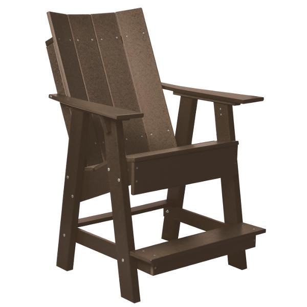 Little Cottage Co. Contemporary High Adirondack Chair Chair Tudor Brown