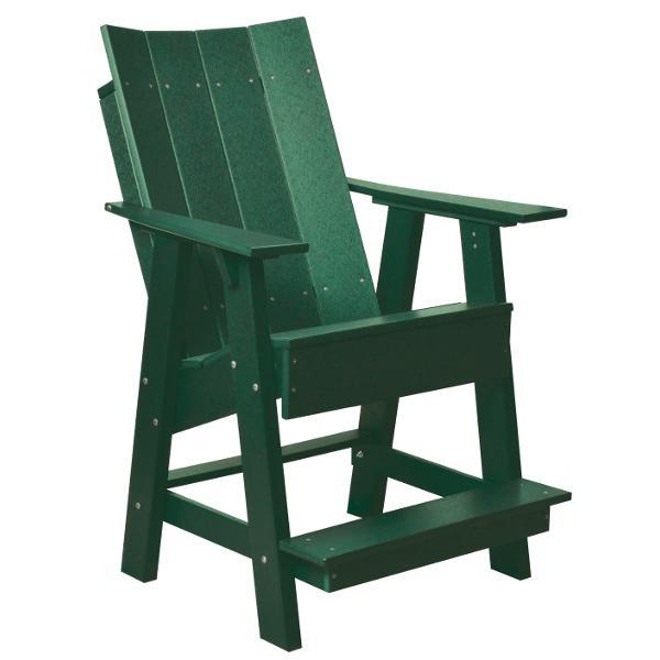Little Cottage Co. Contemporary High Adirondack Chair Chair Turf Green