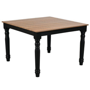Little Cottage Co. Farm Table Table Bark & Black