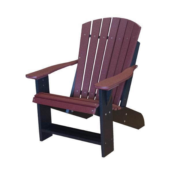 Little Cottage Co. Heritage Adirondack Chair Chair Cherrywood-Black