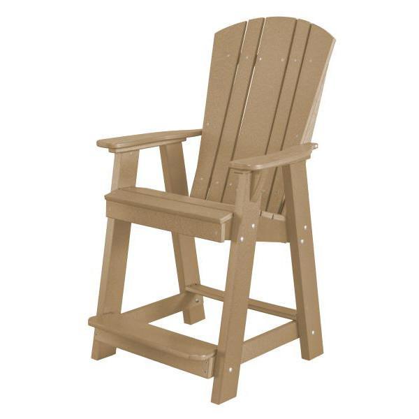 Little Cottage Co. Heritage Balcony Chair Chair Weathered Wood