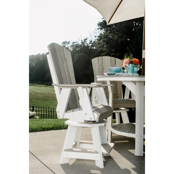 Little Cottage Co. Heritage Balcony Swivel Chair Swivel Chair Sand White