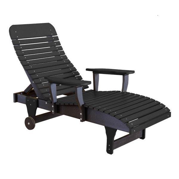 Little Cottage Co. Heritage Chaise Lounge Chair Black