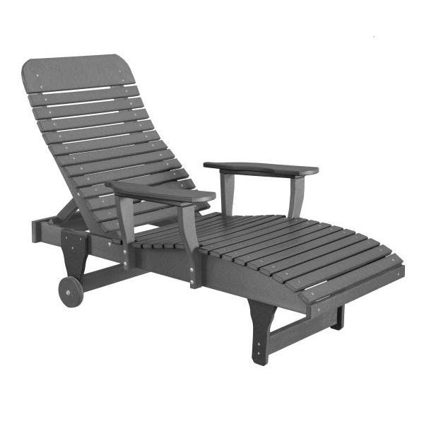 Little Cottage Co. Heritage Chaise Lounge Chair Dark Grey