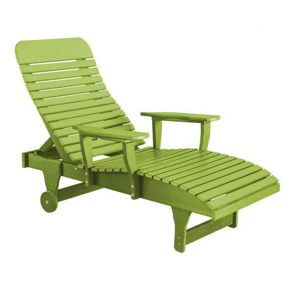 Little Cottage Co. Heritage Chaise Lounge Chair Lime Green