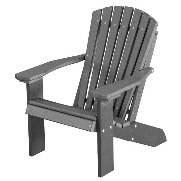 Little Cottage Co. Heritage Child&#39;s Adirondack Chair Chair Dark Grey