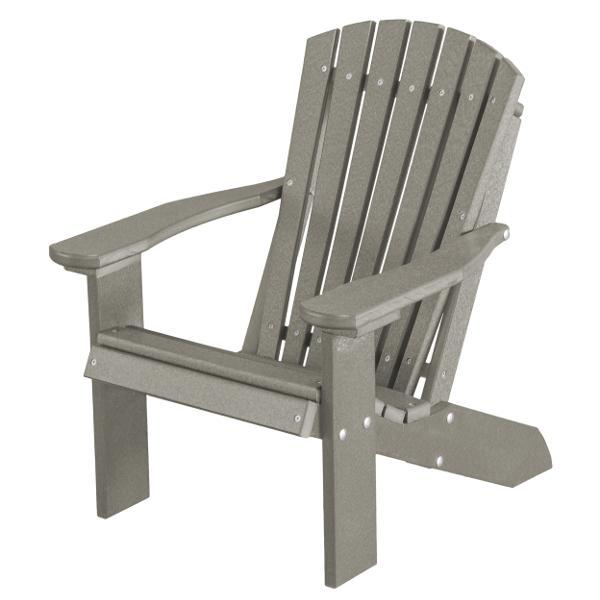 Little Cottage Co. Heritage Child&#39;s Adirondack Chair Chair Light Grey