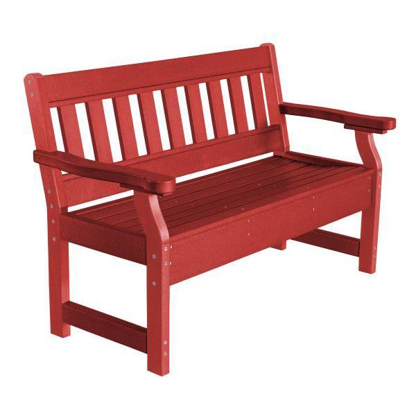 Little Cottage Co. Heritage Garden Bench Bench Cardinal Red