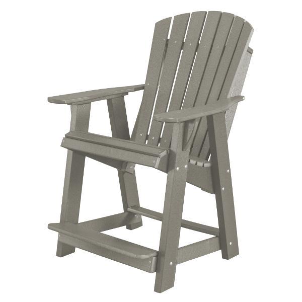 Little Cottage Co. Heritage High Adirondack Chair Chair Light Grey