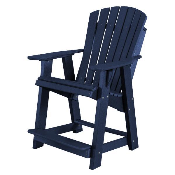 Little Cottage Co. Heritage High Adirondack Chair Chair Patriot Blue