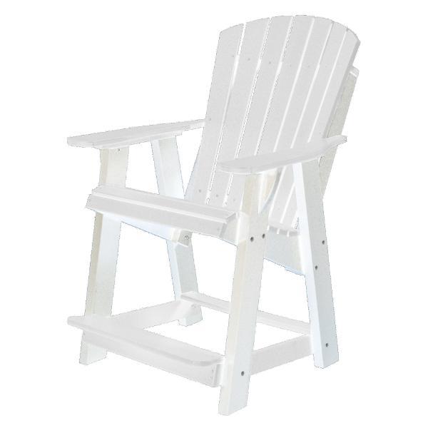Little Cottage Co. Heritage High Adirondack Chair Chair White
