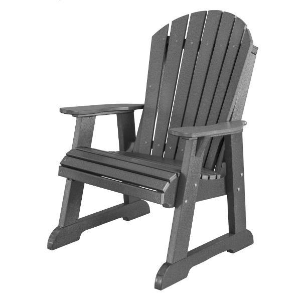 Little Cottage Co. Heritage High Fan Back Chair Chair Dark Grey