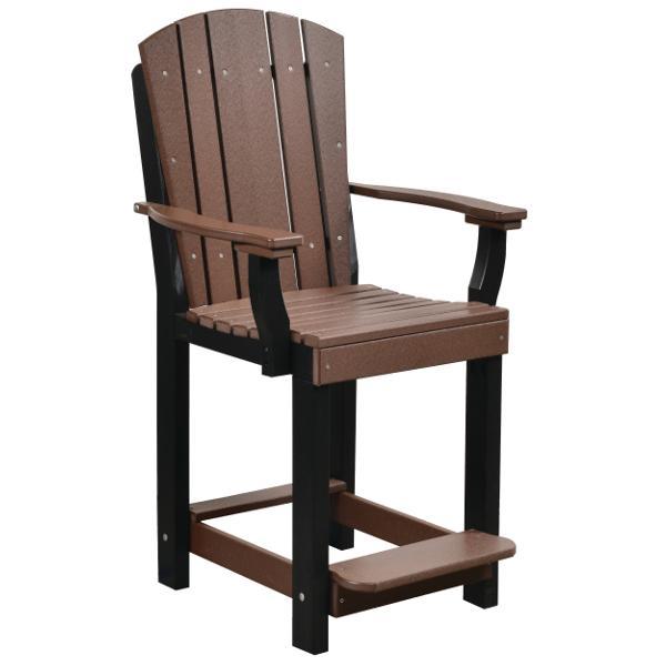 Little Cottage Co. Heritage Patio Chair Chair Tudor Brown Black
