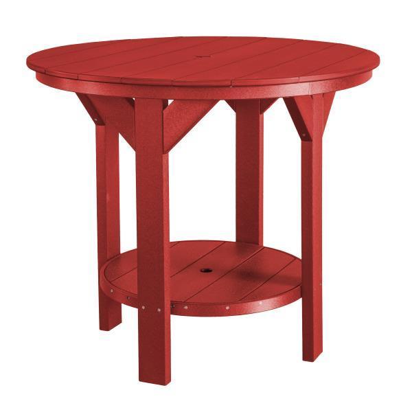 Little Cottage Co. Heritage Pub Table Table Cardinal Red