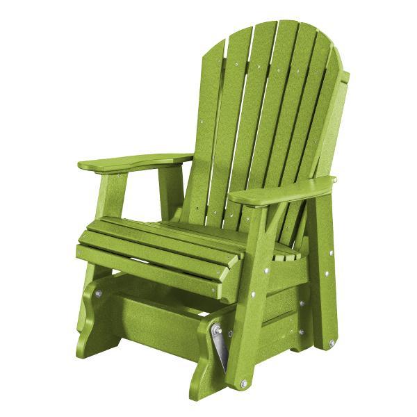 Little Cottage Co. Heritage Single Seat Rock-A-Tee Patio Glider Gliders Lime