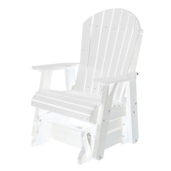 Little Cottage Co. Heritage Single Seat Rock-A-Tee Patio Glider Gliders White