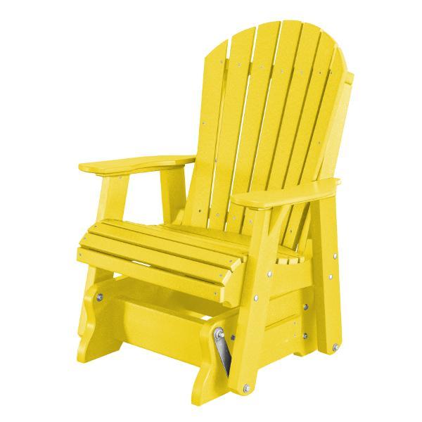 Little Cottage Co. Heritage Single Seat Rock-A-Tee Patio Glider Gliders Yellow