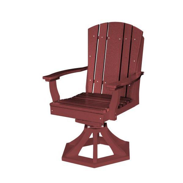 Little Cottage Co. Heritage Swivel Rocker Dining Chair Dining Chair Cherry Wood