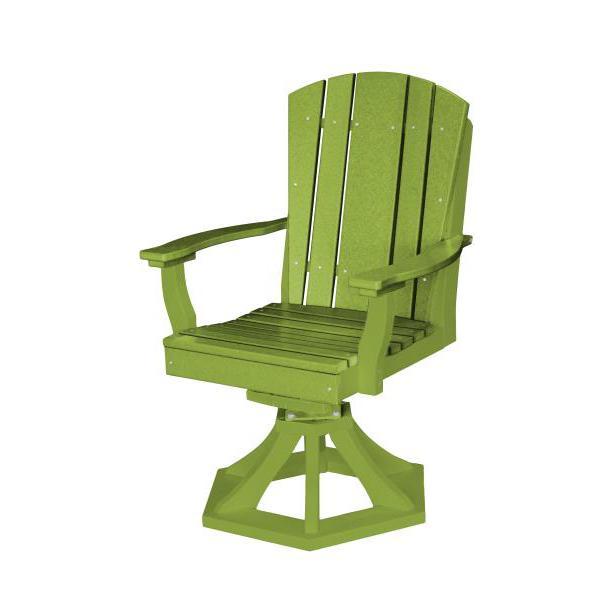 Little Cottage Co. Heritage Swivel Rocker Dining Chair Dining Chair Lime Green