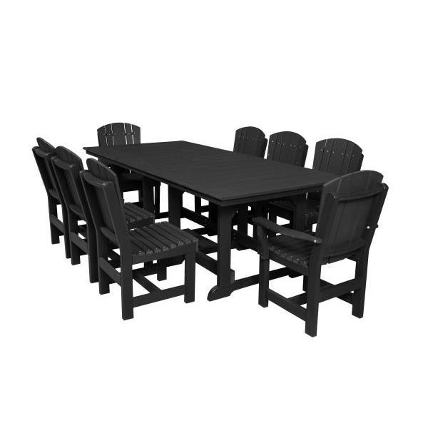 Little Cottage Co. Heritage Table, 6 Dining Chairs, 2 Arm Chairs Dining Set Black