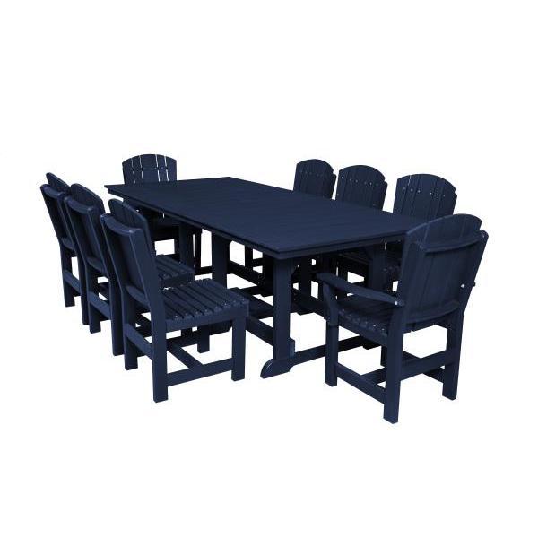 Little Cottage Co. Heritage Table, 6 Dining Chairs, 2 Arm Chairs Dining Set Patriot Blue