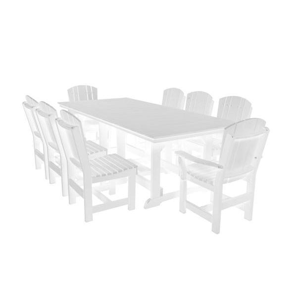 Little Cottage Co. Heritage Table, 6 Dining Chairs, 2 Arm Chairs Dining Set White
