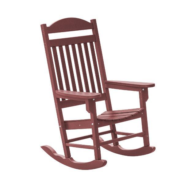 Little Cottage Co. Heritage Traditional Plastic Rocker Chair Rocker Chair Cherrywood