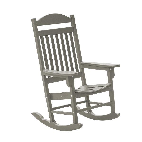 Little Cottage Co. Heritage Traditional Plastic Rocker Chair Rocker Chair Light Gray